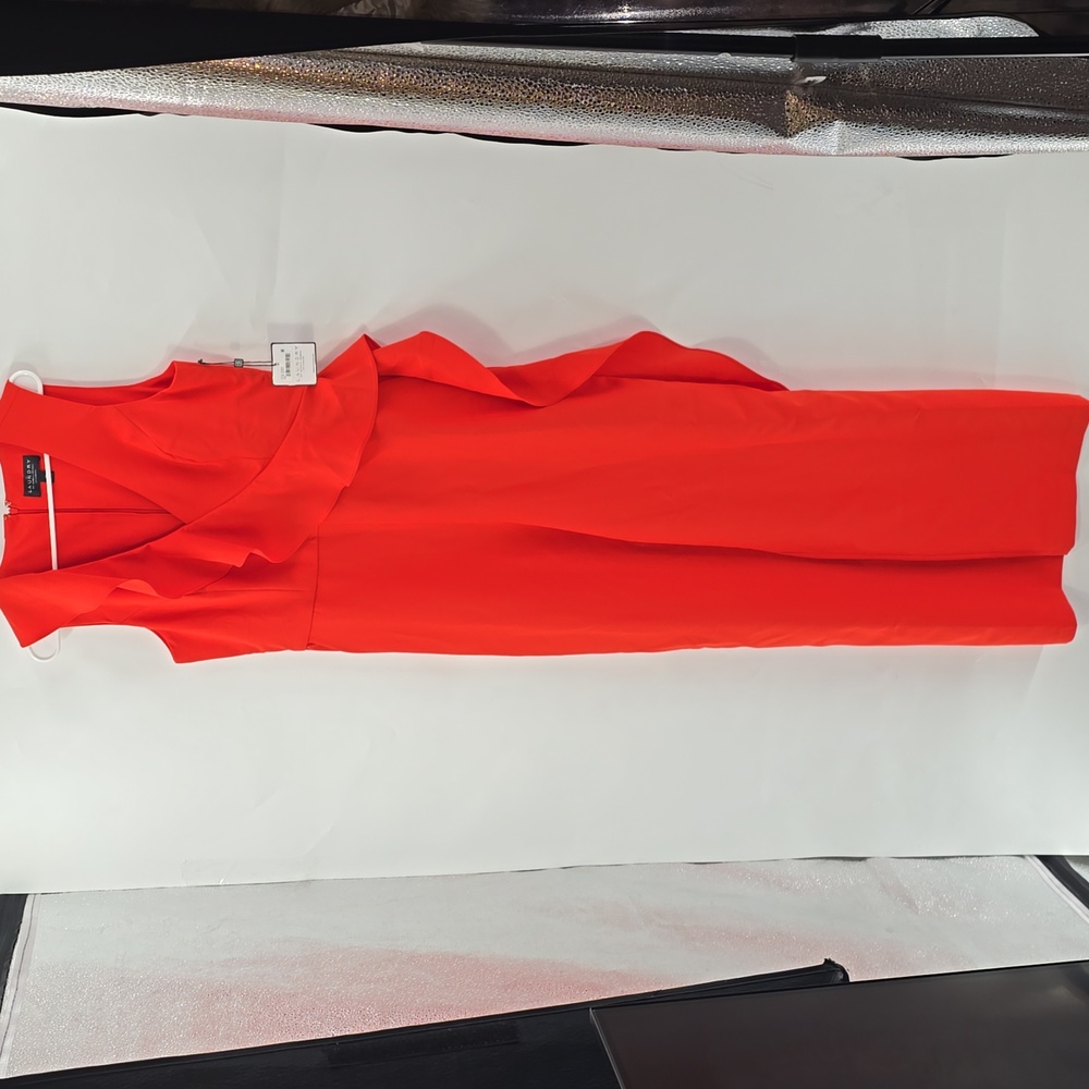 Laundry By Shelli Segal Red Jumpsuit - Picture 4 of 7